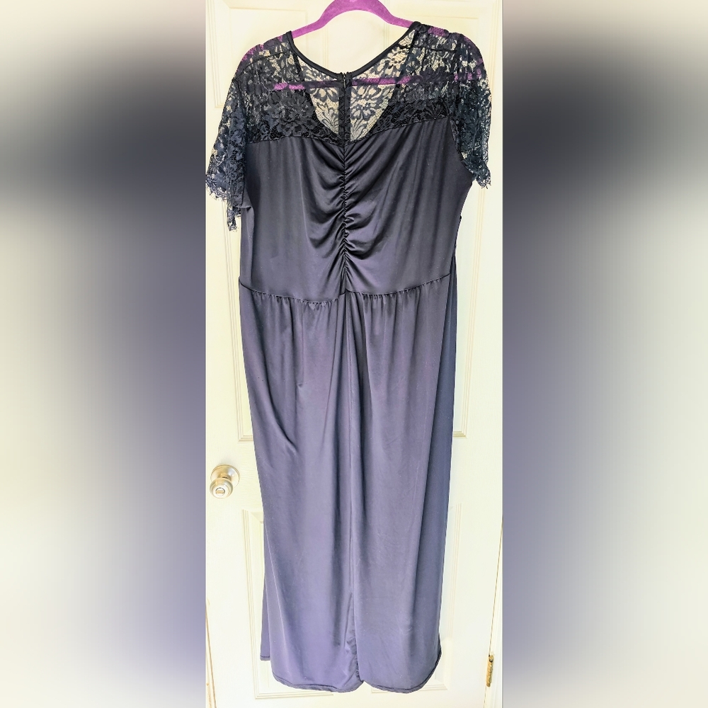 Evening Gown Navy Blue - Picture 2 of 2